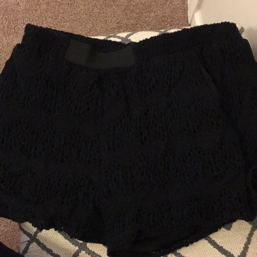 lace shorts